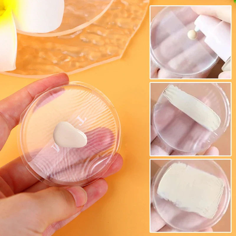 Soft Silicone Gel Powder Puff Sponge For Cosmetic Face Foundation BB Cream No Powder Eating Powder Cosmetic Puff Makeup Tools