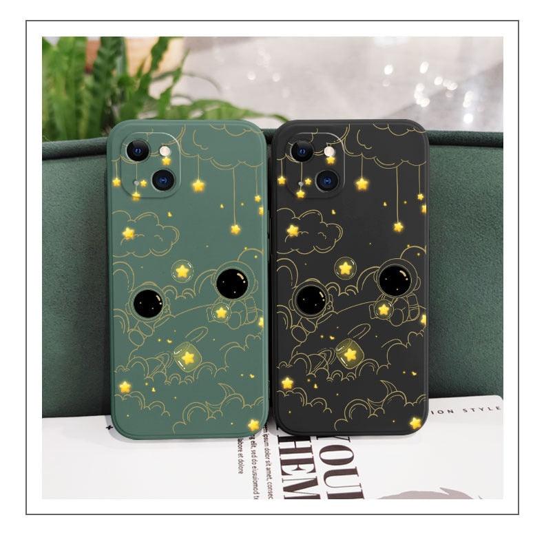 Astronaut Phone Case For Iphone 14 13 12 11 Pro Max Mini X Xr Xs Max Se2020 8 7 Plus 6 6s Plus Cover Heavy Duty Hybrid Protection Cover Stevvex