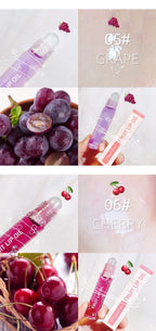 Roll-On Lip Oil, Moisturizing and Hydrating Lip Gloss, Nourishing Lip Balm Liquid for Smooth and Soft Lips, Long-Lasting Shine