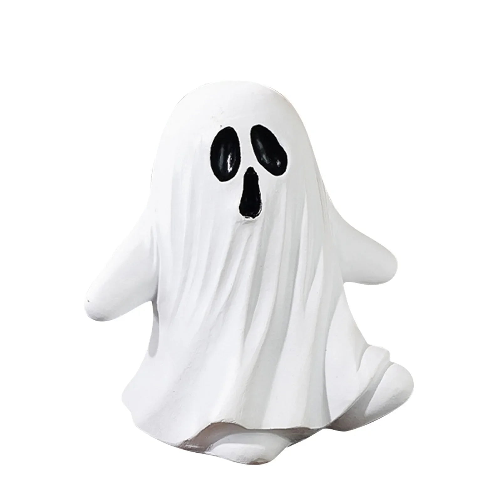 Cute Ghost Decor Set Soft Fabric Halloween Figurine Playful Spooky Home Decoration Adorable Haunted House Accessory Lootquake LLC