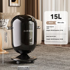 Premium Touch-Free Trash Can Large Capacity Stainless Steel Waste Bin for Living Room Kitchen Bathroom Floating Lid Tall Design Lootquake LLC