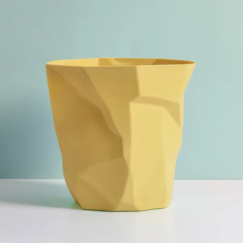 Creative Irregular Trash Can Bathroom Waste Garbage Bin Household Toilet Bin Home Rubbish Can for Kitchen Bathroom Garbage