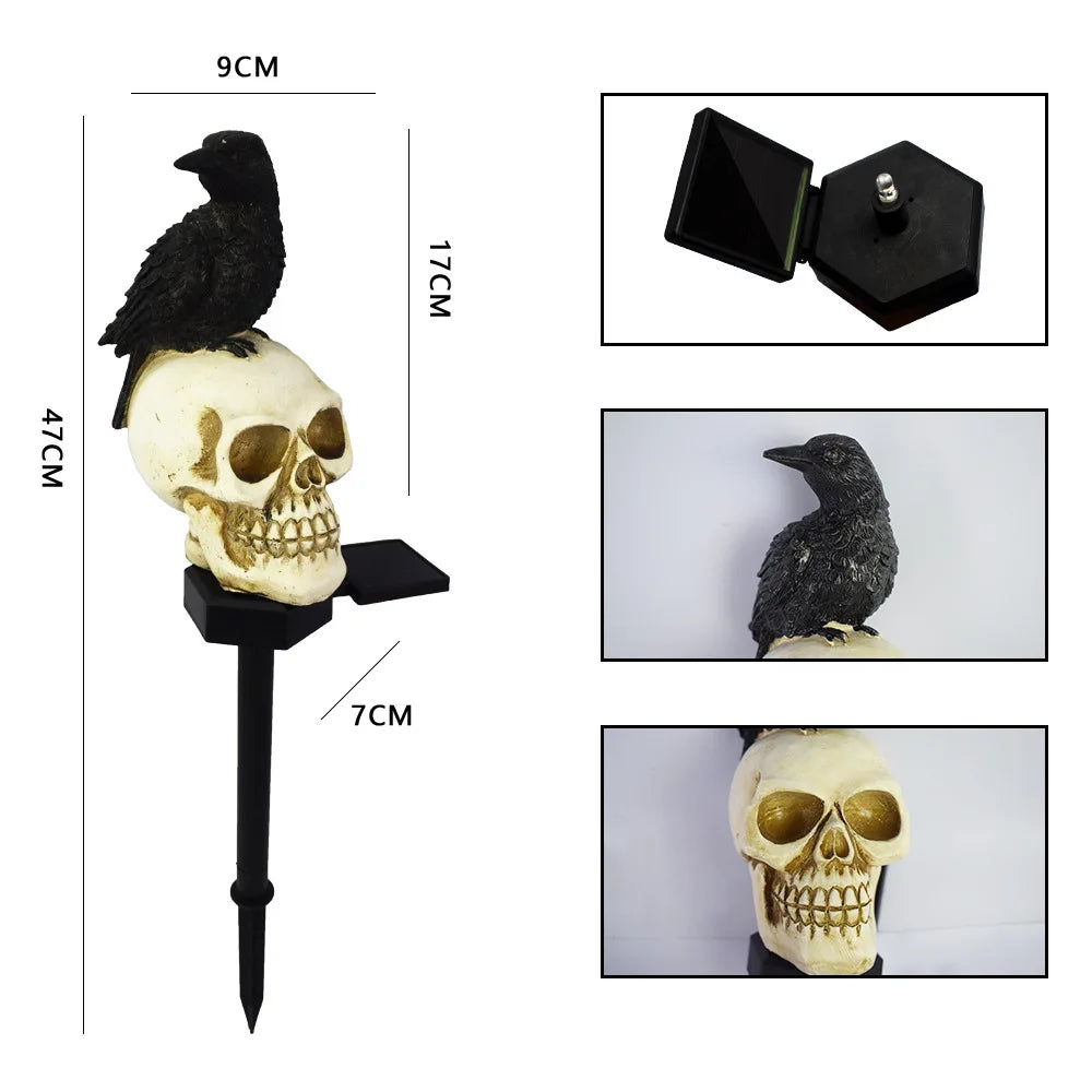 Halloween Outdoor Light Skeleton Ghost Horror Grimace Party Decor for Courtyard Home Holiday Lighting Garden Decoration Lootquake LLC