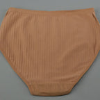 Soft High Waist Cotton Panties Underwear For Women Breathable Plus Size Woman Briefs Female Lingerie Underpants Panty Striped