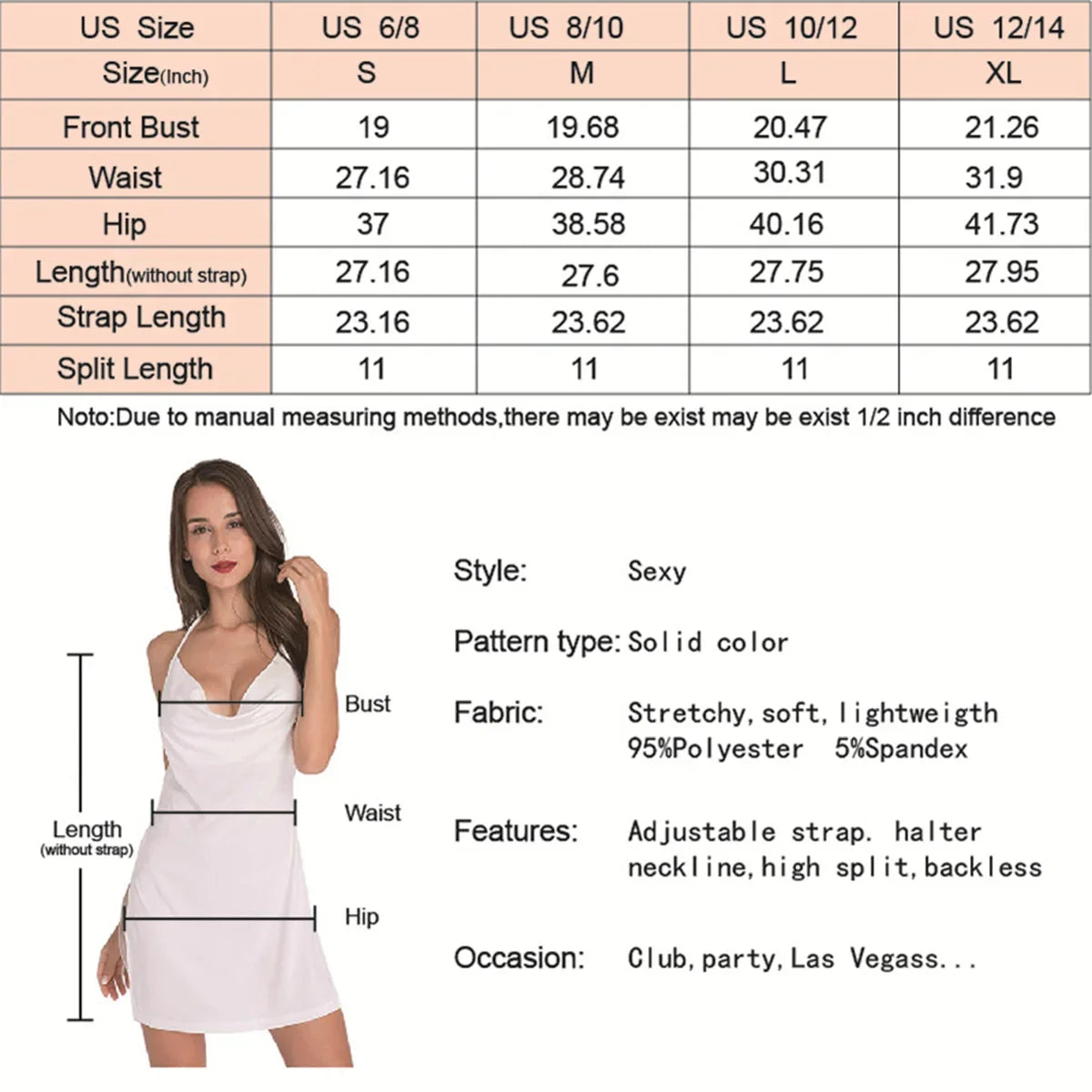 V Neck Backless Sundress | Sexy Lace Up Beach Dress -femstylo