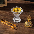 Moroccan Style Crystal Aroma Burner Fragrance Diffuser Arabian Night Lantern Candle Holders Luxury Home Decor Lootquake LLC