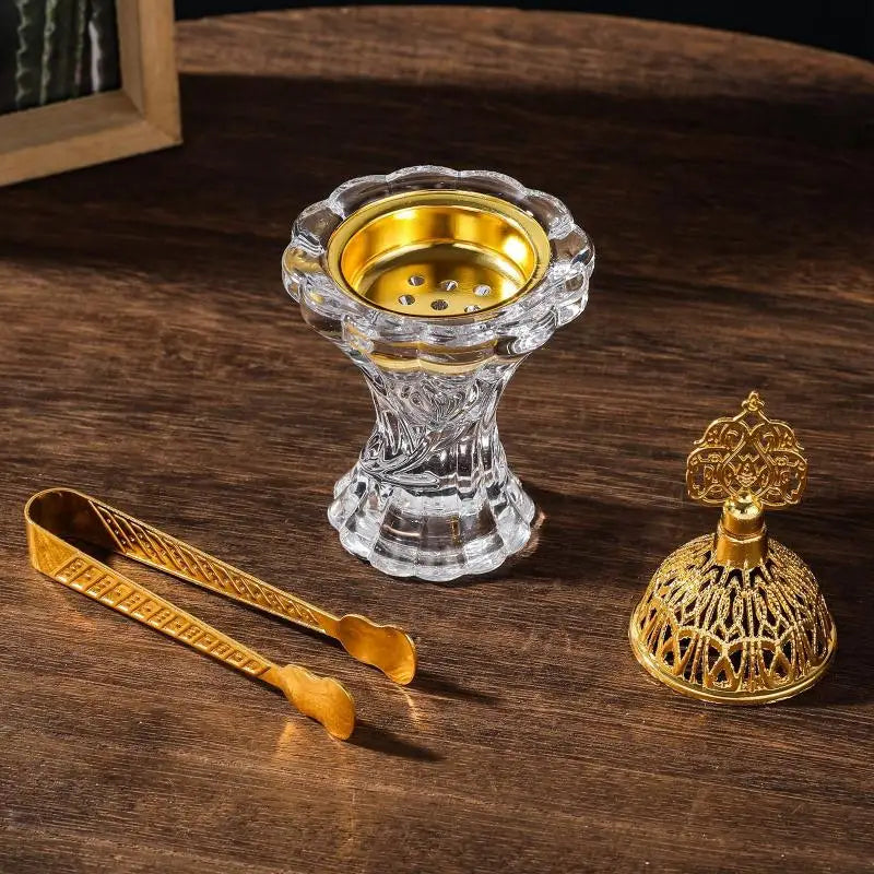 Moroccan Style Crystal Aroma Burner Fragrance Diffuser Arabian Night Lantern Candle Holders Luxury Home Decor Lootquake LLC