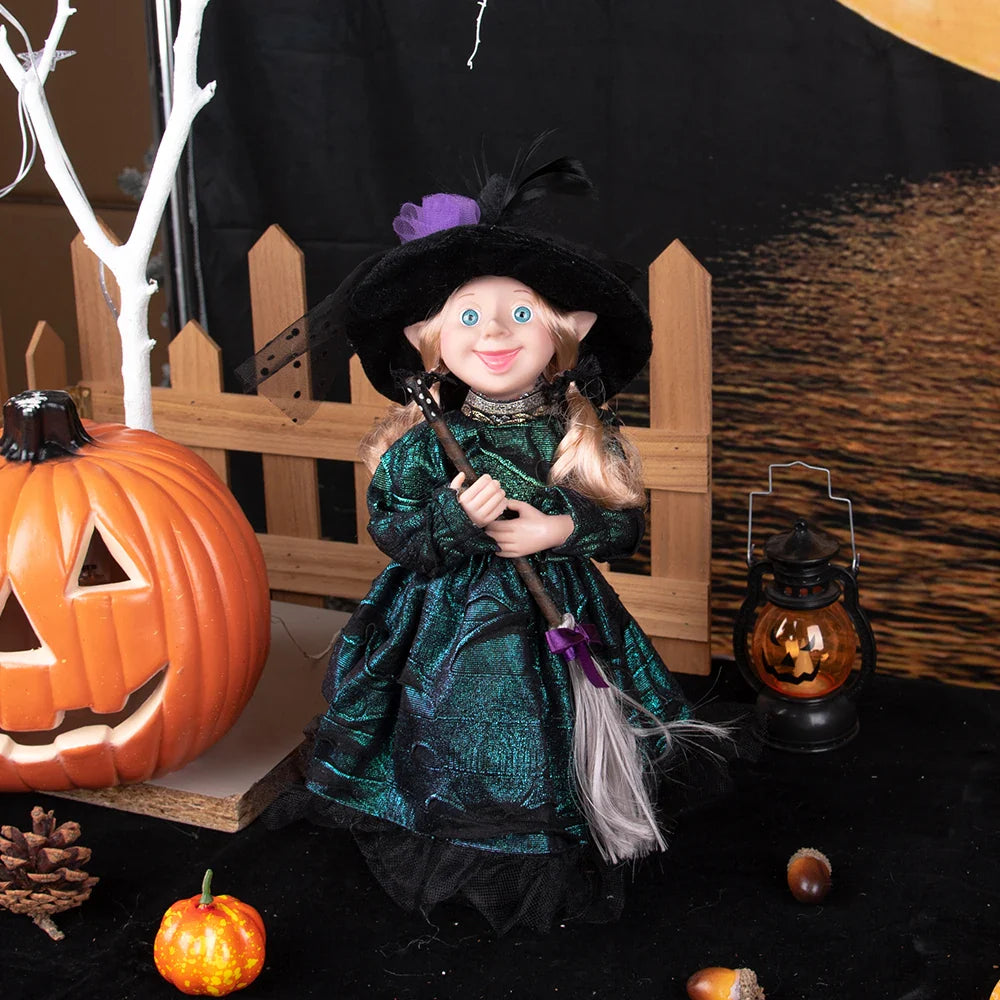Halloween Witch Decoration Elf Boy Girl Doll Christmas Pendant Ornaments Home Decor Elf Hanging Decoration New Year Gifts Lootquake LLC