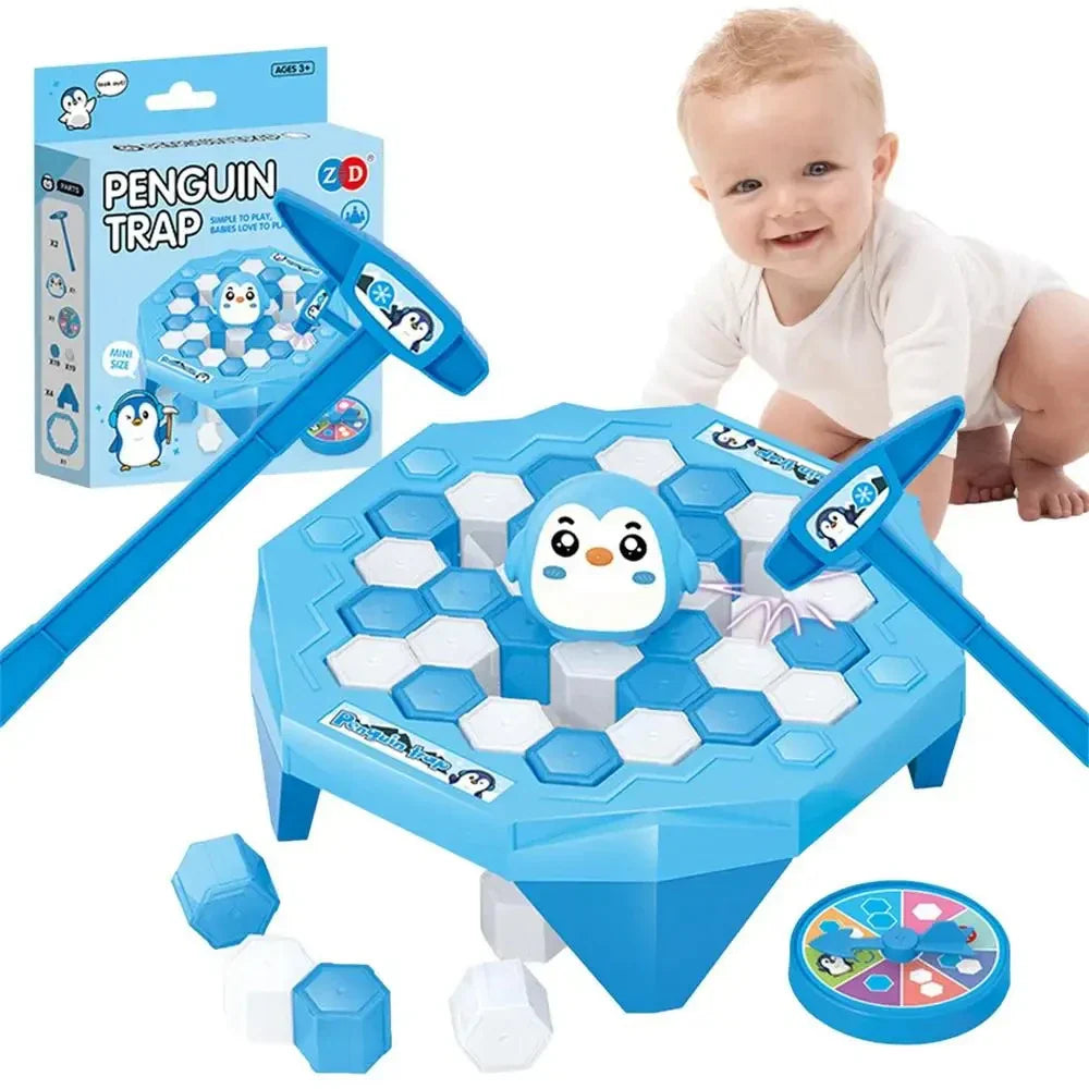 Children's Toys Parent-Child Family Party Save the Penguin Ice Cube Breaker Trap Children Adult Board Game Stress Relief Toy