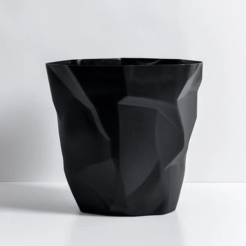 Creative Irregular Trash Can Bathroom Waste Garbage Bin Household Toilet Bin Home Rubbish Can for Kitchen Bathroom Garbage