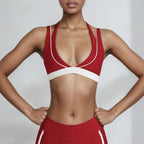 ZenFit DuoTone V-Neck Yoga Set THRIXINE