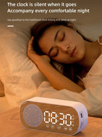 Wireless Bluetooth Speaker, Multi-functional Loud Subwoofer Clock, Mini AI Smart Alarm Clock Speaker Lootquake LLC