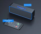 S11 Bluetooth Small Speaker Music Player Stereo USB TF Card Home Outdoor Sports Portable Mobile Phone Car Subwoofer Big Battery Lootquake LLC