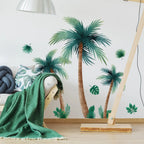 Giant Plant Palm Tree Vinyl Tile Wall Stickers For Bedroom Accessories Wallpaper Wall Decor Room Decor Living Room Decoration Lootquake LLC