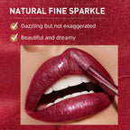 QIBEST Waterproof Diamond Shimmer Glitter Lipgloss Matte Liquid Lipstick Shiny Pearl Lip Glaze Long Lasting LipTint Women Makeup Lootquake LLC
