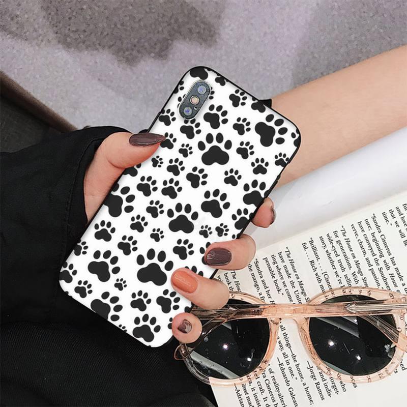 Dog Paw Phone Case For Iphone 11 12 13 Mini Pro Max 8 7 6 6s Plus X 5 S Se 2020 Xr Xs 10 Case Paw Print Heart Pet Lovers Stevvex