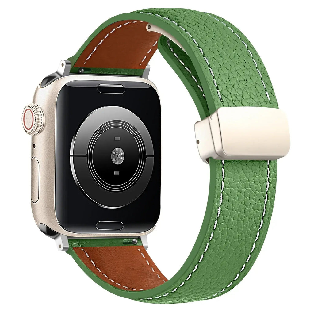 Apple Watch Leather Band - Premium Stylish Strap with Buckle BandsCo Straps
