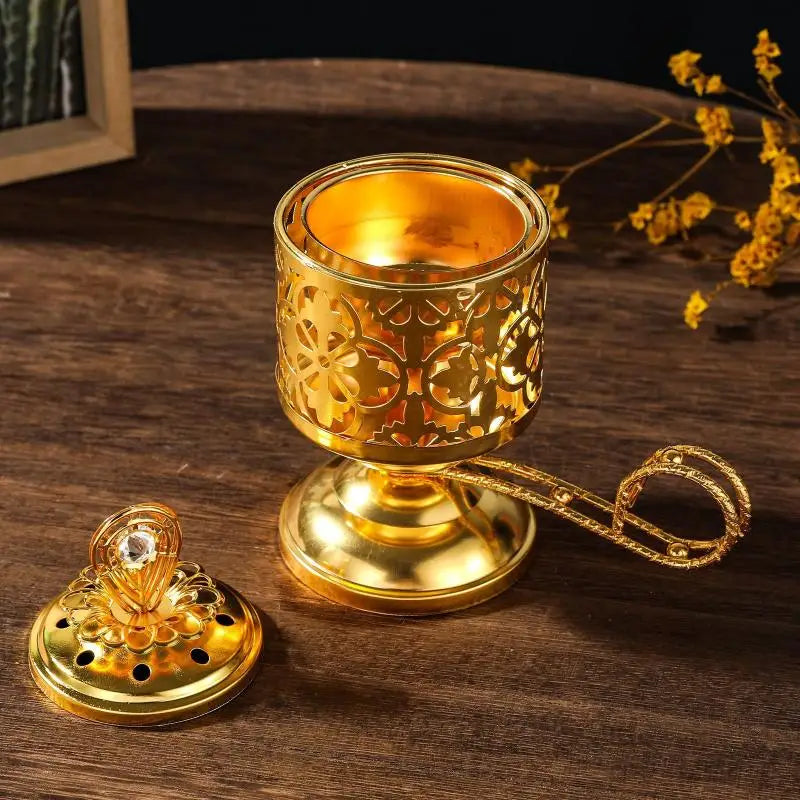 Moroccan Style Crystal Aroma Burner Fragrance Diffuser Arabian Night Lantern Candle Holders Luxury Home Decor Lootquake LLC