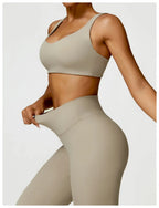 ElevateFit 2-Piece Yoga Ensemble: Comfort Meets Style THRIXINE