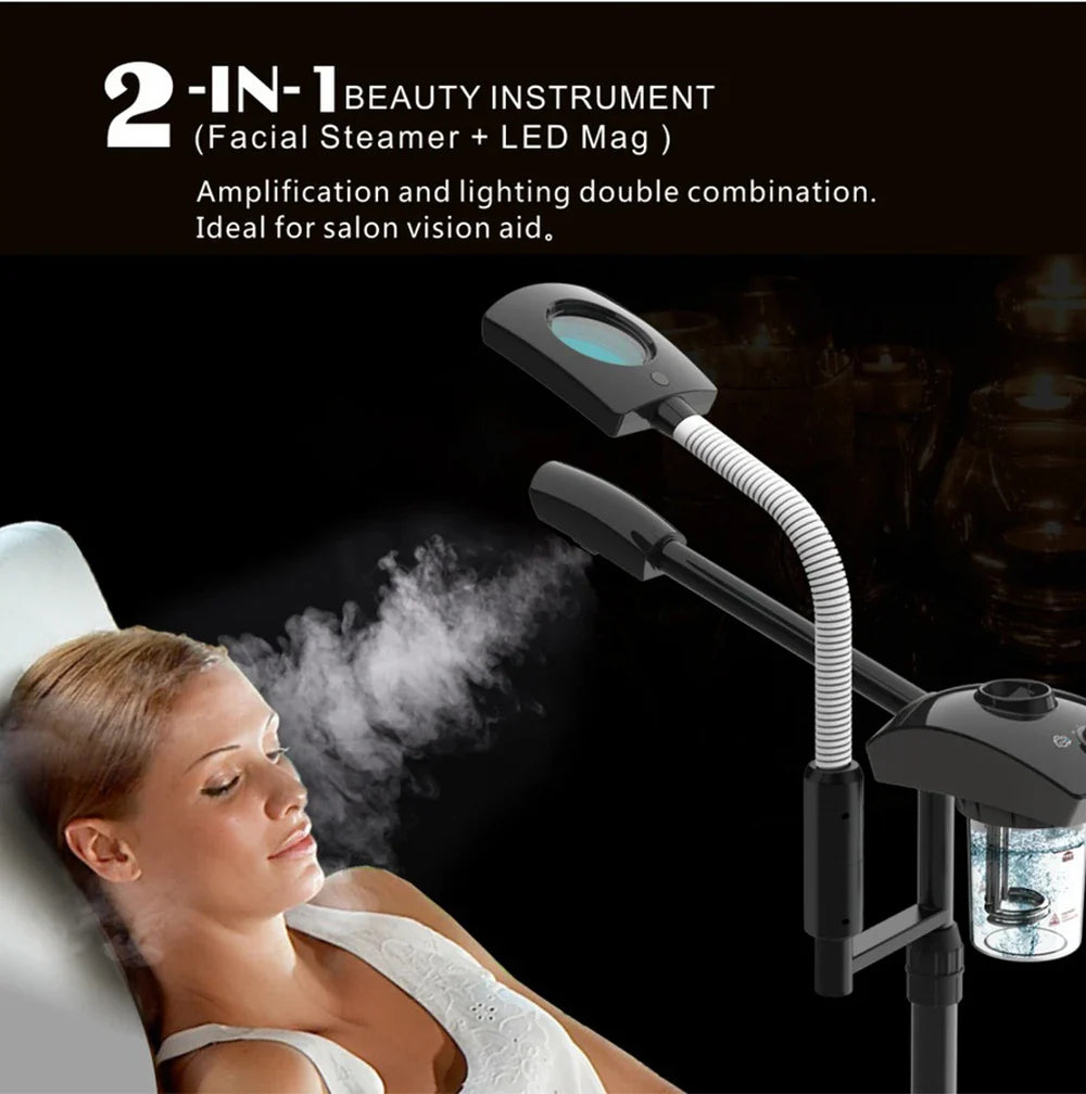Skin Care Whitening Hot Facial Steamer Vaporizer Salon Home Spa SprayerWarm Mist Humidifier for Face Deep Cleaning Lootquake LLC