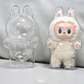 LABUBU Have A Seat Transparent Case Labubu Plastic Case Backpack Charms Lootquake LLC