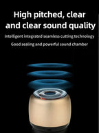 Mini Bluetooth Speaker HD Sound with Bass Smallest Wireless Speaker for Phone PC Tablet with Selfie Button Call Function Cute Lootquake LLC