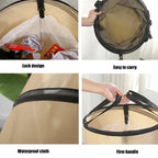 Folding Camping Trash Can Reusable Yard Waste Bag Portable Garbage Bin Container Dropshipping