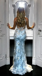 Women Dresses Sleeveless V Neck Pullover Sequins Party Dress Vestidos Formal Floor Length Sexy Wrap Breast Backless Slim