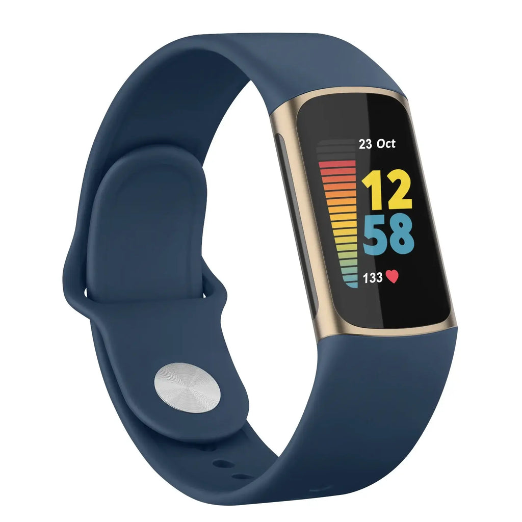 Fitbit Charge 5 6 Silicone Band - Soft Comfortable Design - SJB-DIAMOND ELITES