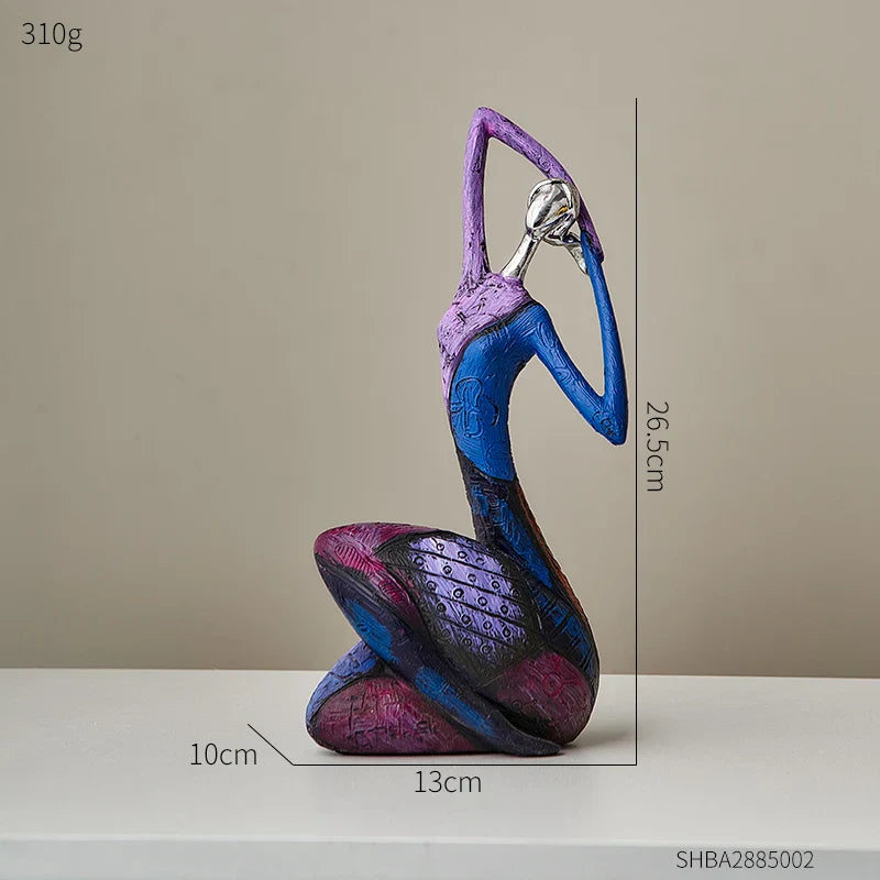 Creative Abstract Home Decor Character Sculpture Living Room Modern Art Dolls Desktop Decorations Accessories Gifts Lootquake LLC