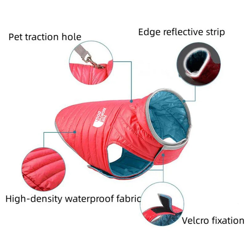 Double Sided Dog Coat Winter Warm Pet Dog Clothes For Small Medium Dogs Vest Chihuahua Clothing Soft Puppy Costumes Ropa Perro Lootquake LLC