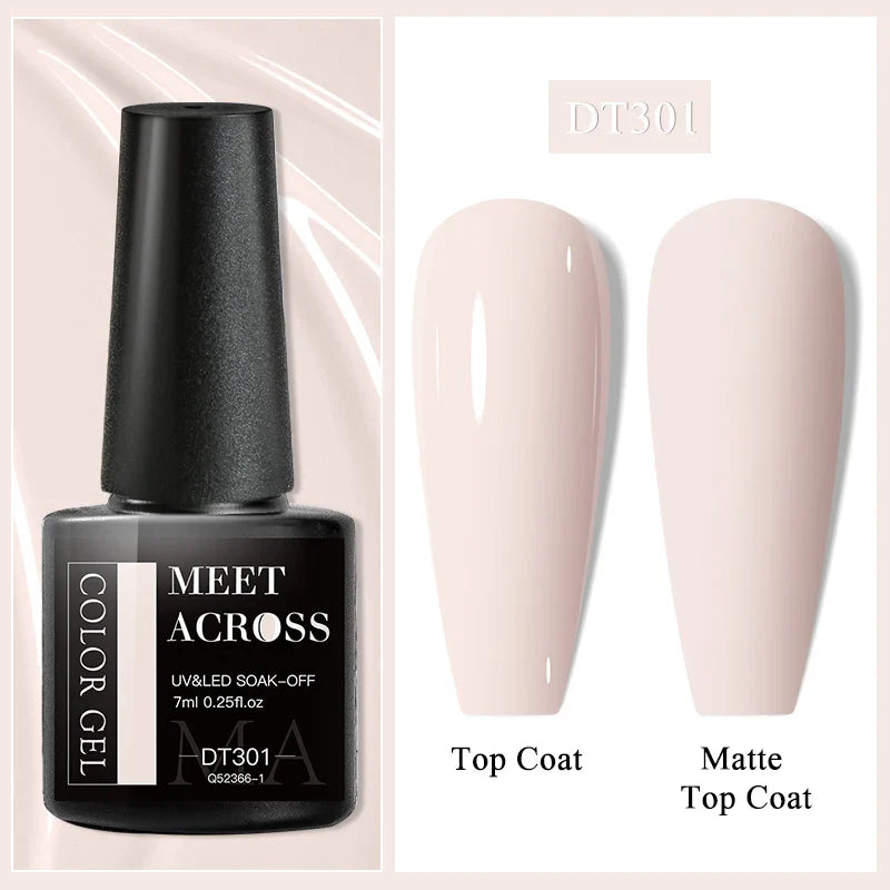 7ml Milky Jelly White Gel Nail Polish Natural Luster Long Lasting Nail Art All for Home DIY Manicure Soak Off UV LED Gel Vernis Lootquake LLC