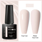 7ml Milky Jelly White Gel Nail Polish Natural Luster Long Lasting Nail Art All for Home DIY Manicure Soak Off UV LED Gel Vernis Lootquake LLC