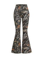 Women's High Waist Yoga Flare Pants THRIXINE