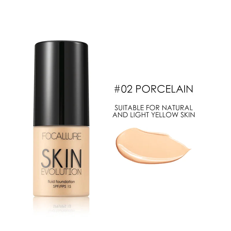 Focallure 8 Colors Face Foundation Makeup Base Liquid Foundation Cream Full Coverage Concealer Moisturizing Face Make Up Lootquake LLC