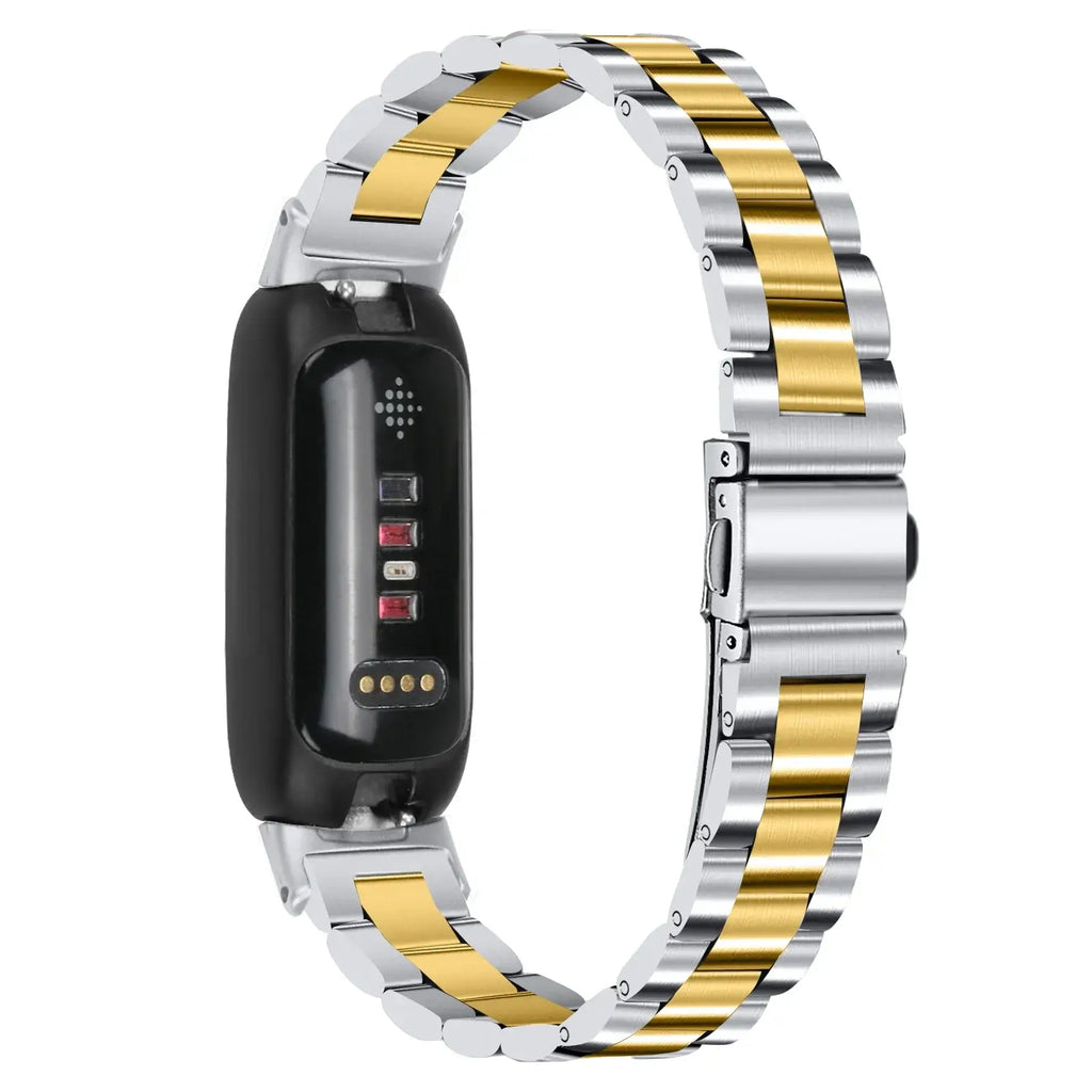 Fitbit Inspire 3 Stainless Steel Band – Premium Metal Strap - SJB-DIAMOND ELITES
