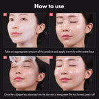Real Collagen Fit, Collagen Wrapping Mask, Collagen 670,000ppm, Peel Off Facial Mask for Elasticity, Hydrating, Glow, Glass Skin Lootquake LLC