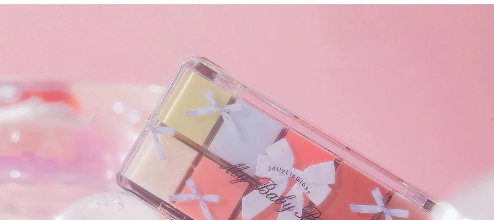 FLORTTE 10-Color Lip Palette Lip Gloss and Lipstick Glossy Moisturizing Pigmented Multifunctional Easy to Apply Lootquake LLC
