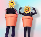 Halloween Flower Pot Costume Sunflower Costume with Headpiece for Adults Kids Cosplay Women Garden Theme Party Sunflower Lootquake LLC