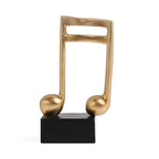Musical Note Figurines Home Decoration Resin Golden Sculpture Home Decor Desk Piano Office TV Cabinet Ornaments Souvenirs Lootquake LLC