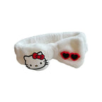 New Sanrio Hello Kitty Hair Bands 2024 New Headbands Wash Headwear Kawaii Cartoon Wash Face Makeup Hair Bands