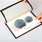 A4/A5/A6 Black Magnetic Photo Frame Publicity Column Advertising Column Self Adhesive Soft Poster Frame Certificate Folder Lootquake LLC