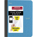 Five Star Tidewater Blue Composition Book with Study App 80 Wide-Ruled Sheets 7.5\" X 9.75\" Lootquake LLC