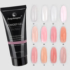 Poly Nail Gel 30g Nude Nature Builder for Nail Extension All Season Gel Color for 3D Molding Gel Nail Strengtheners Long Lasting