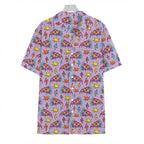 3D Print Pepperoni Pizza Graphic Aloha Shirts For Men Short Sleeve Oversized Beach Hawaii Shirts Mens Button Up Tee Shirt Tops Lootquake LLC