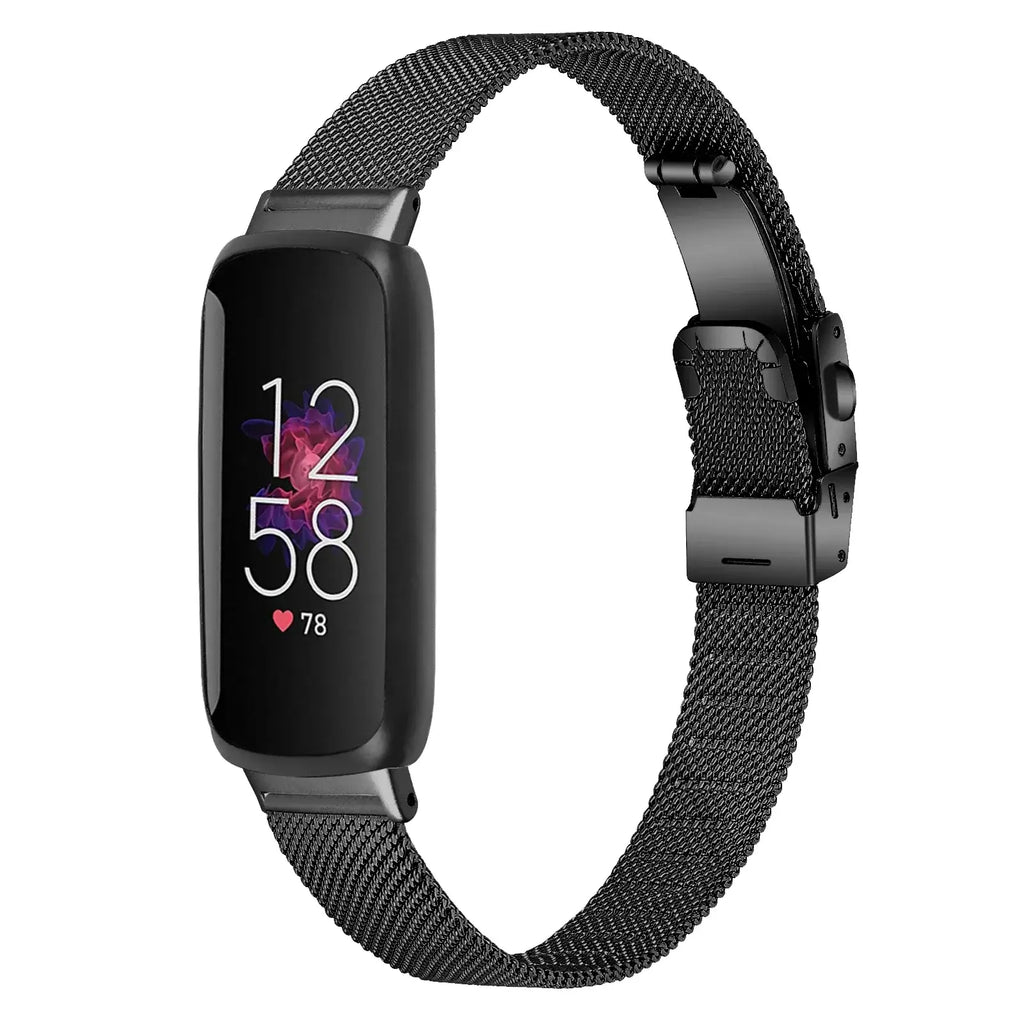 Fitbit Inspire 3 Thin Stainless Steel Band – Sleek Minimalist Metal Strap - SJB-DIAMOND ELITES