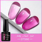 7ml Milky Jelly White Gel Nail Polish Natural Luster Long Lasting Nail Art All for Home DIY Manicure Soak Off UV LED Gel Vernis Lootquake LLC