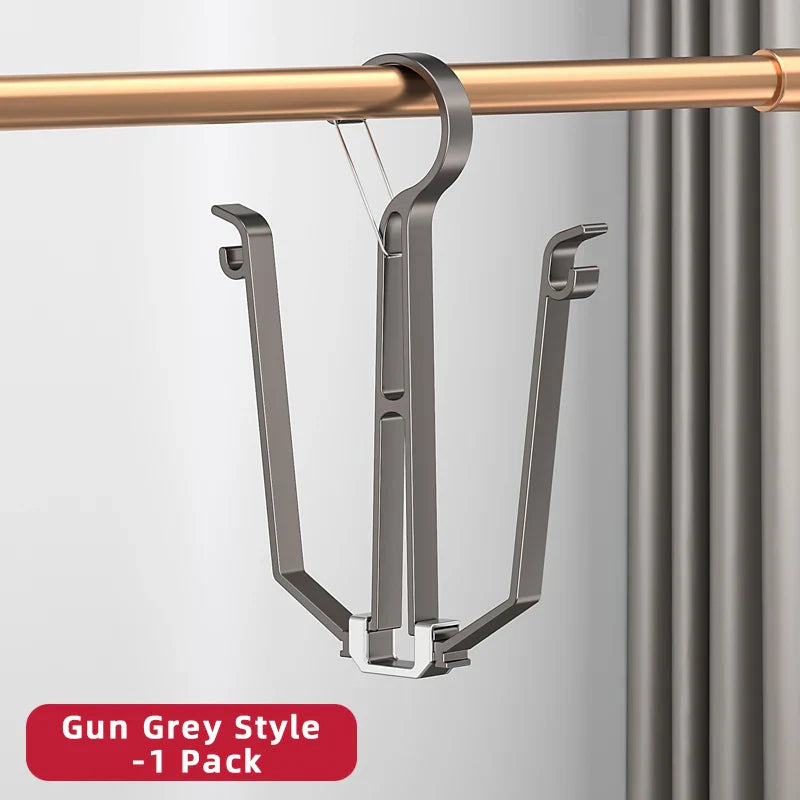 Household Shoes Drying Rack Balcony Foldable Shoe Hanger Clothing Hook Sneaker Rack Home Storage Lundary Tools Lootquake LLC