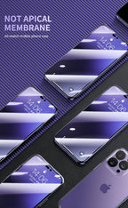 40D High Quality Full Cover Screen Protector For iPhone 14 13 12 11 PRO MAX Tempered Glass For Iphone XS XR X14 13 12 Mini Plus  Tempered Glass Screen Protector Compatible For iPhone Stevvex