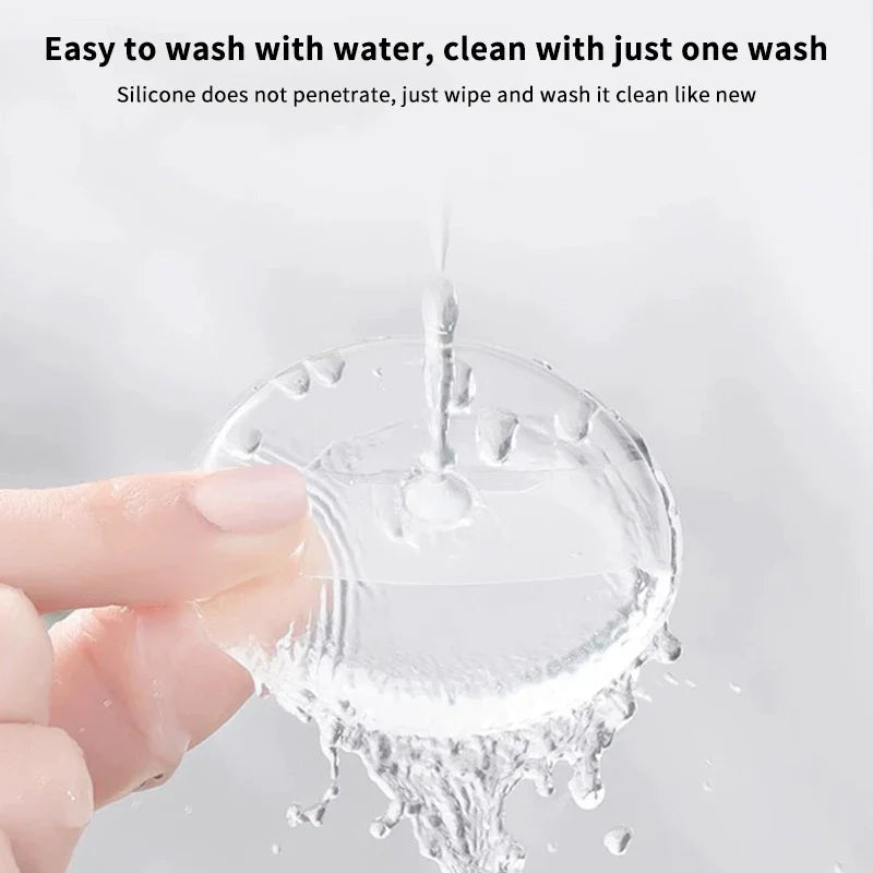 Soft Silicone Gel Powder Puff Sponge For Cosmetic Foundation BB Cream Face Makeup No Powder Eating Beauty
